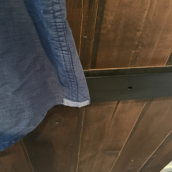 PD&C Men's Cotton Short Sleeve Button Down Shirt Size M - Picture 3 of 5